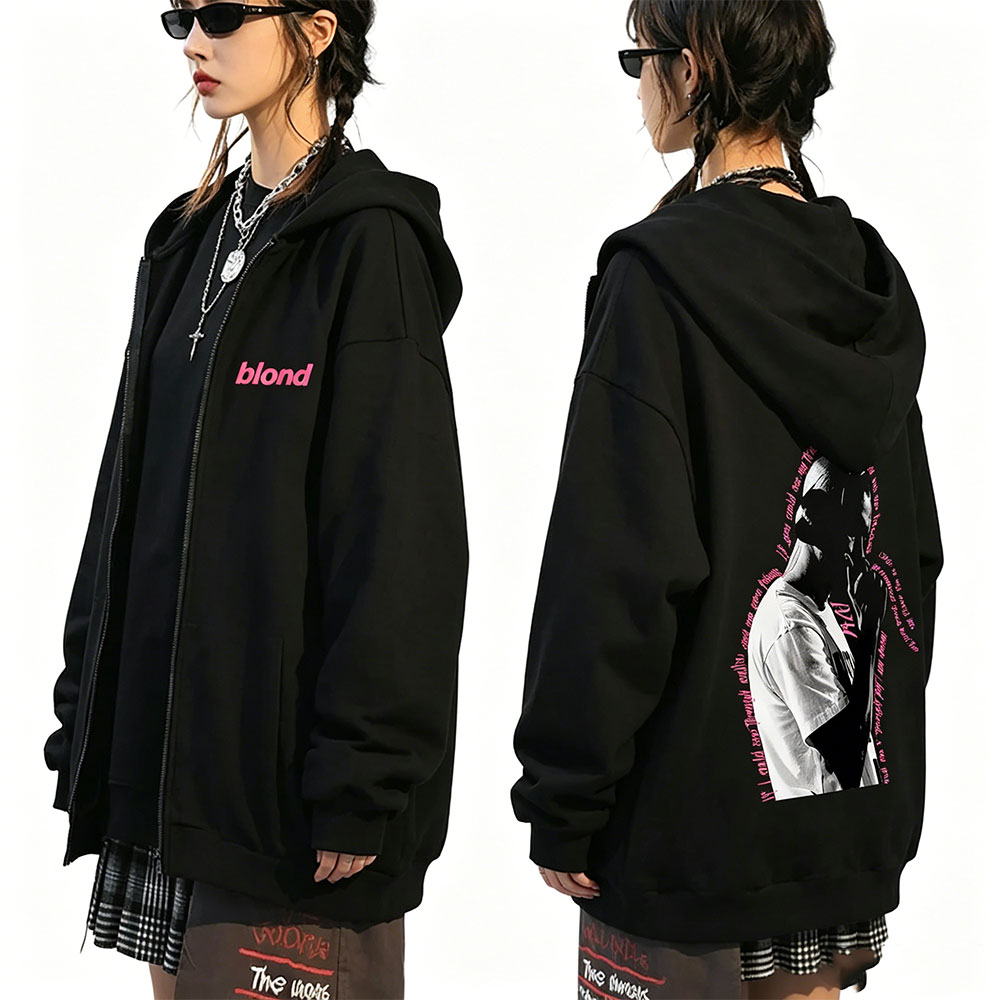 Vintage Fashion Pop Up - Rapper Frank Fashion Oversized Hoodies met