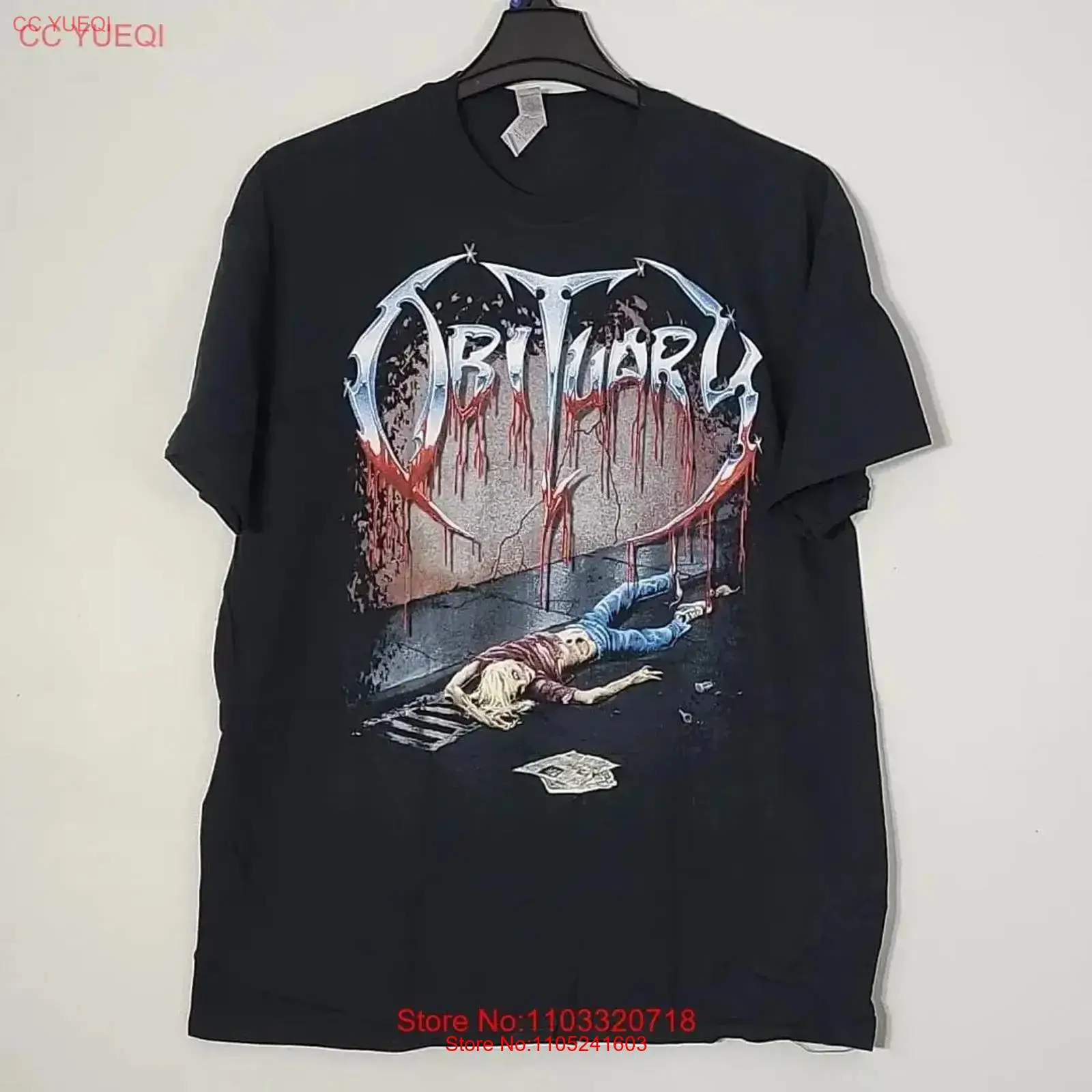 Vintage Fashion Obituaries - OBITUARY Langzaam We Rot XL Officiële