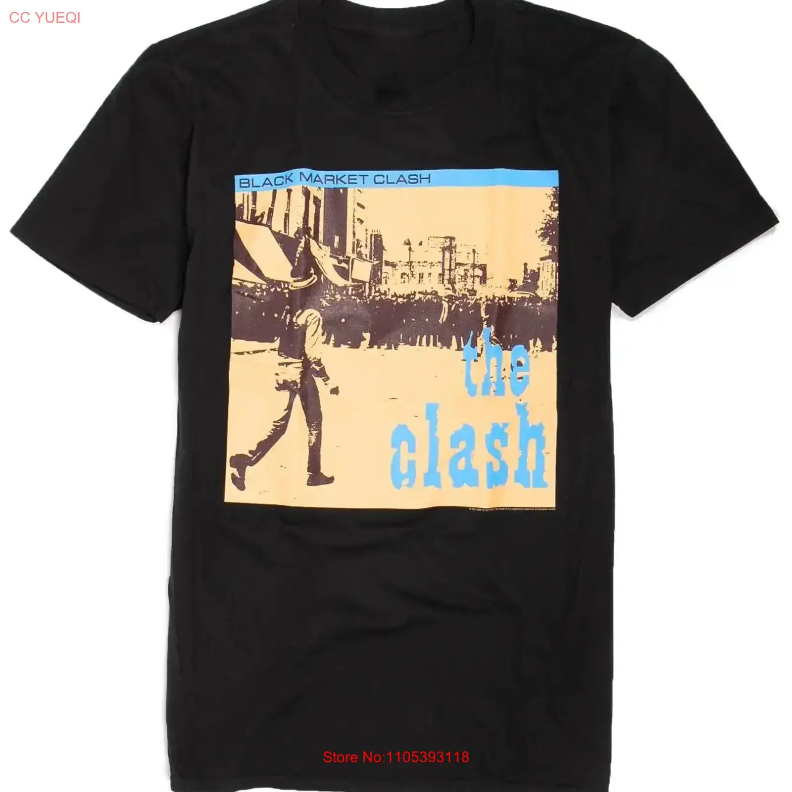 Vintage Fashion Market - Zeldzaam The Clash T-shirt Black Market