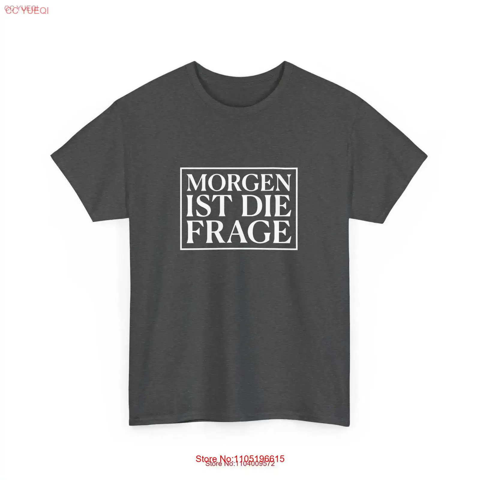 Vintage Fashion Berlin - Morgen is sterf Frage T-shirt Berlijn