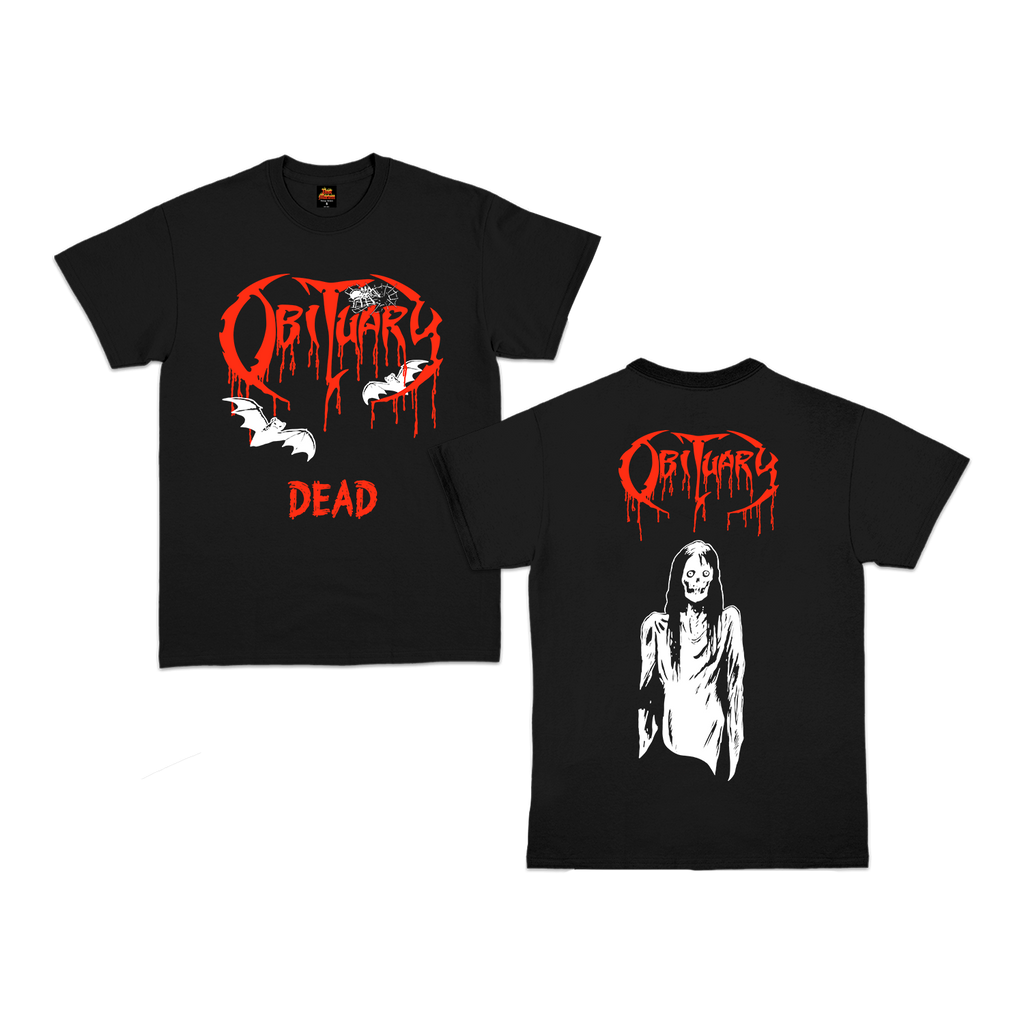 Vintage Fashion Obituaries - Y2k Obituary Band Grafisch Katoenen T-shirt