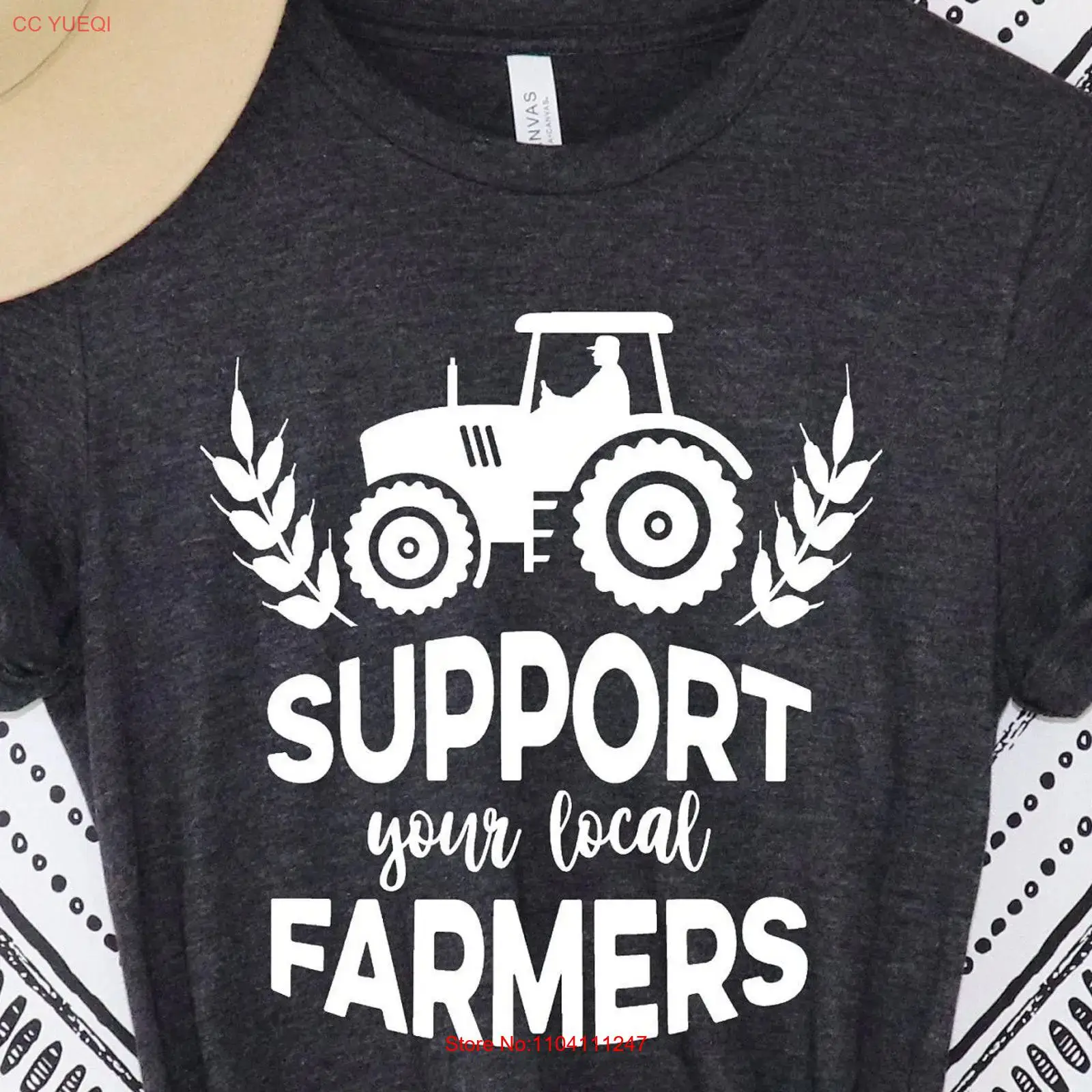 Vintage Fashion Market - Steun uw lokale boeren shirt Farm