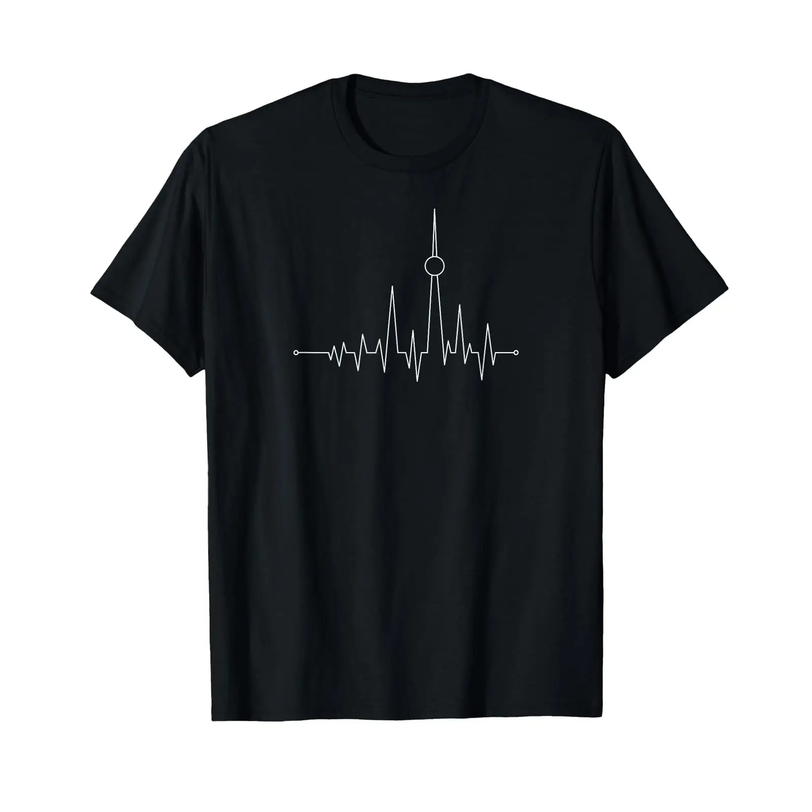 Vintage Fashion Berlin - Heartschlag Berlin Puls T-shirt met TV-toren