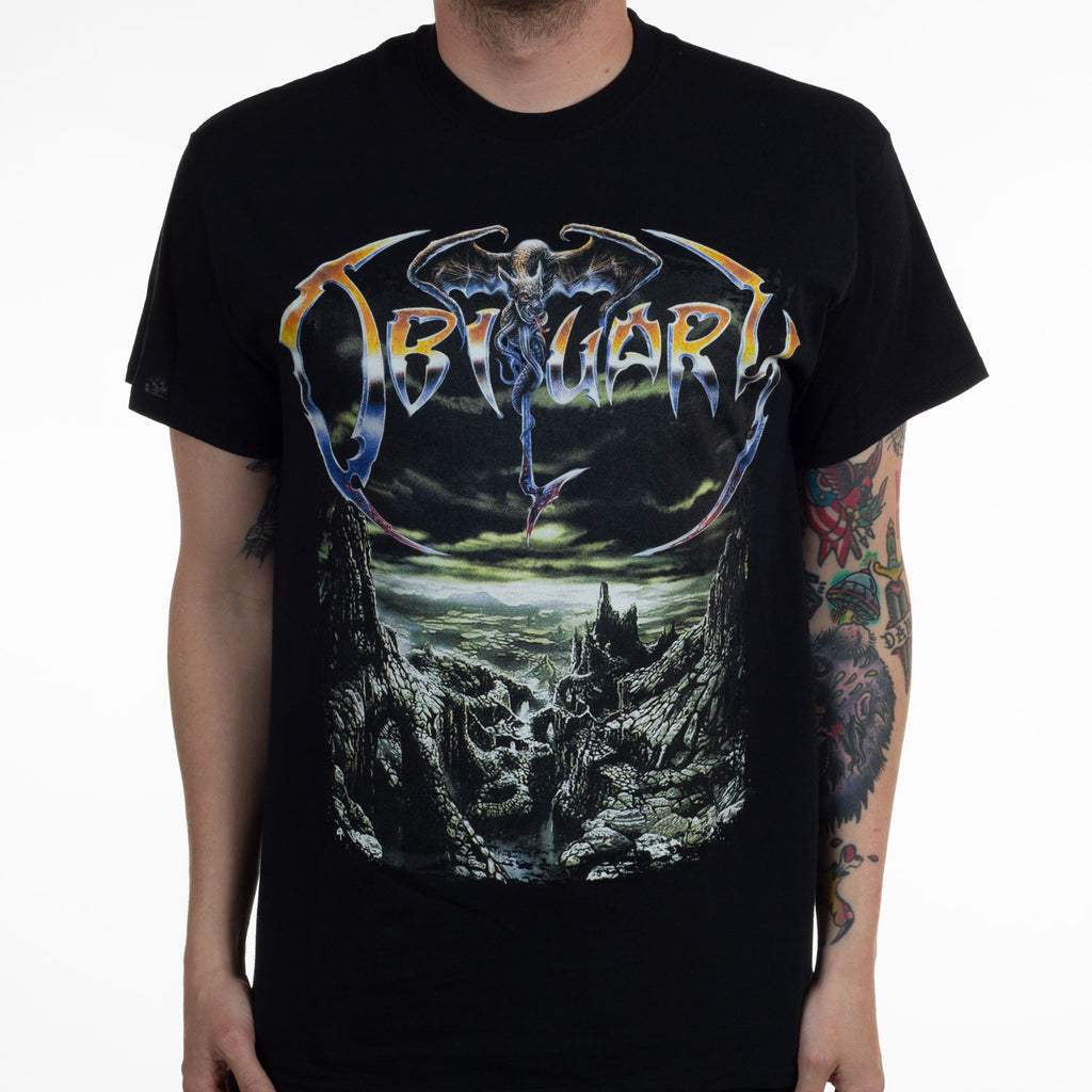 Vintage Fashion Obituaries - Fit Obituary Band Grafisch Katoenen T-shirt