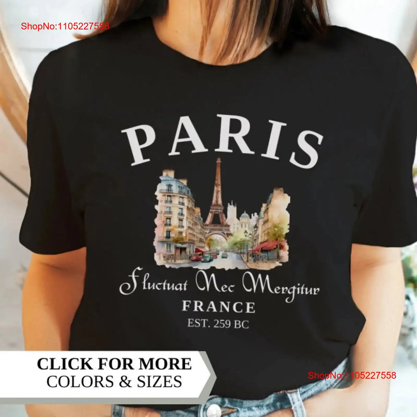 Vintage Fashion Paris - Parijs T-shirt Frankrijk Reizen Vintage vakanties