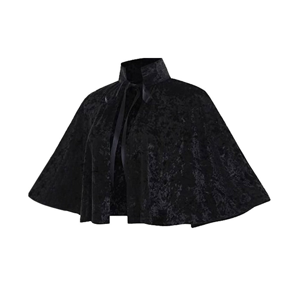 Velvet Blazer Vintage - Nieuwe vintage cosplay fluwelen cape Victoriaanse