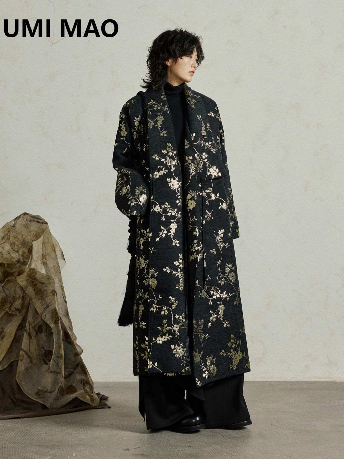 Vintage Trench Coat - UMI MAO Trenchcoat Winter Niche Ontwerp