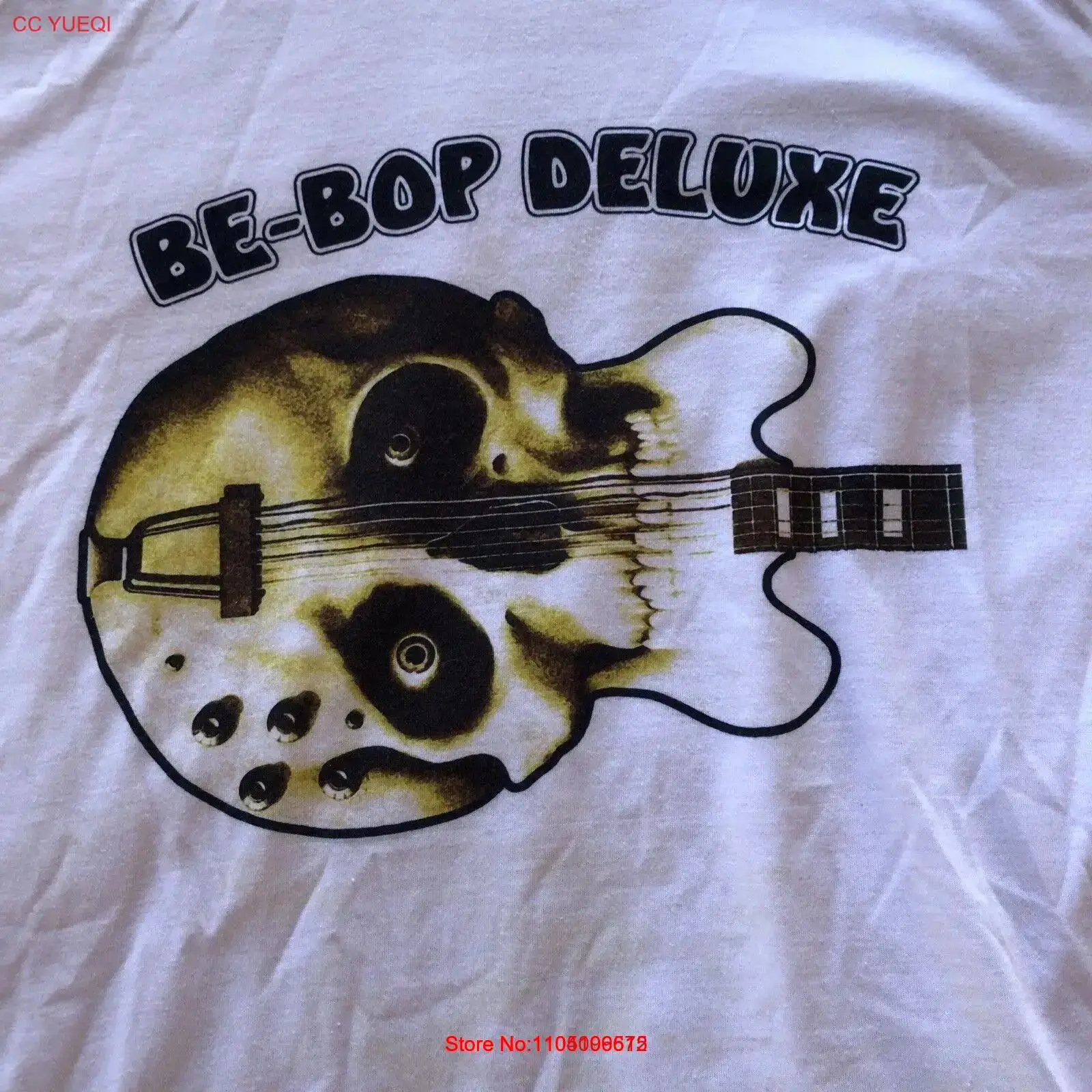 Vintage Fashion Victim - Be Bop Deluxe T-shirt Wit Medium