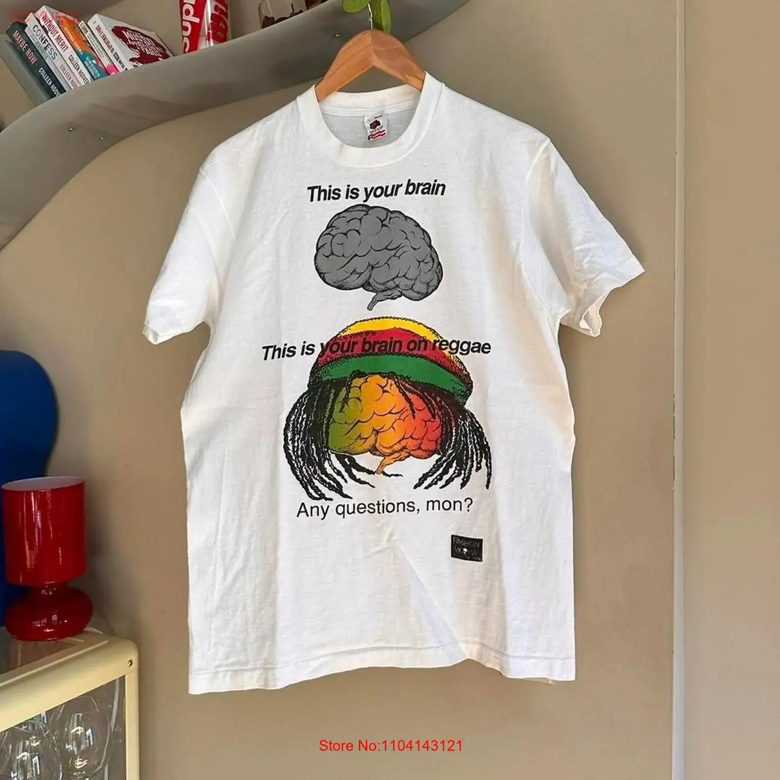Vintage Fashion Victim - Vintage 1990 Fashion Victim Reggae T-shirt