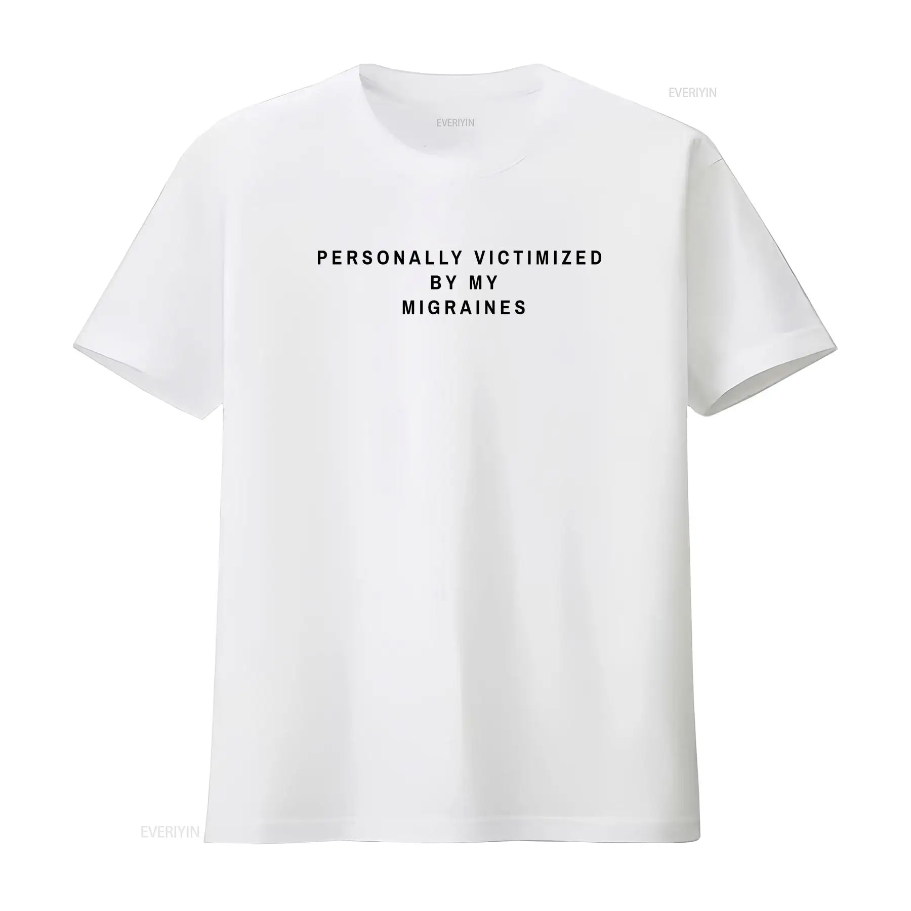 Vintage Fashion Victim - Persoonlijk getroffen door mijn migraineslogan T-shirt