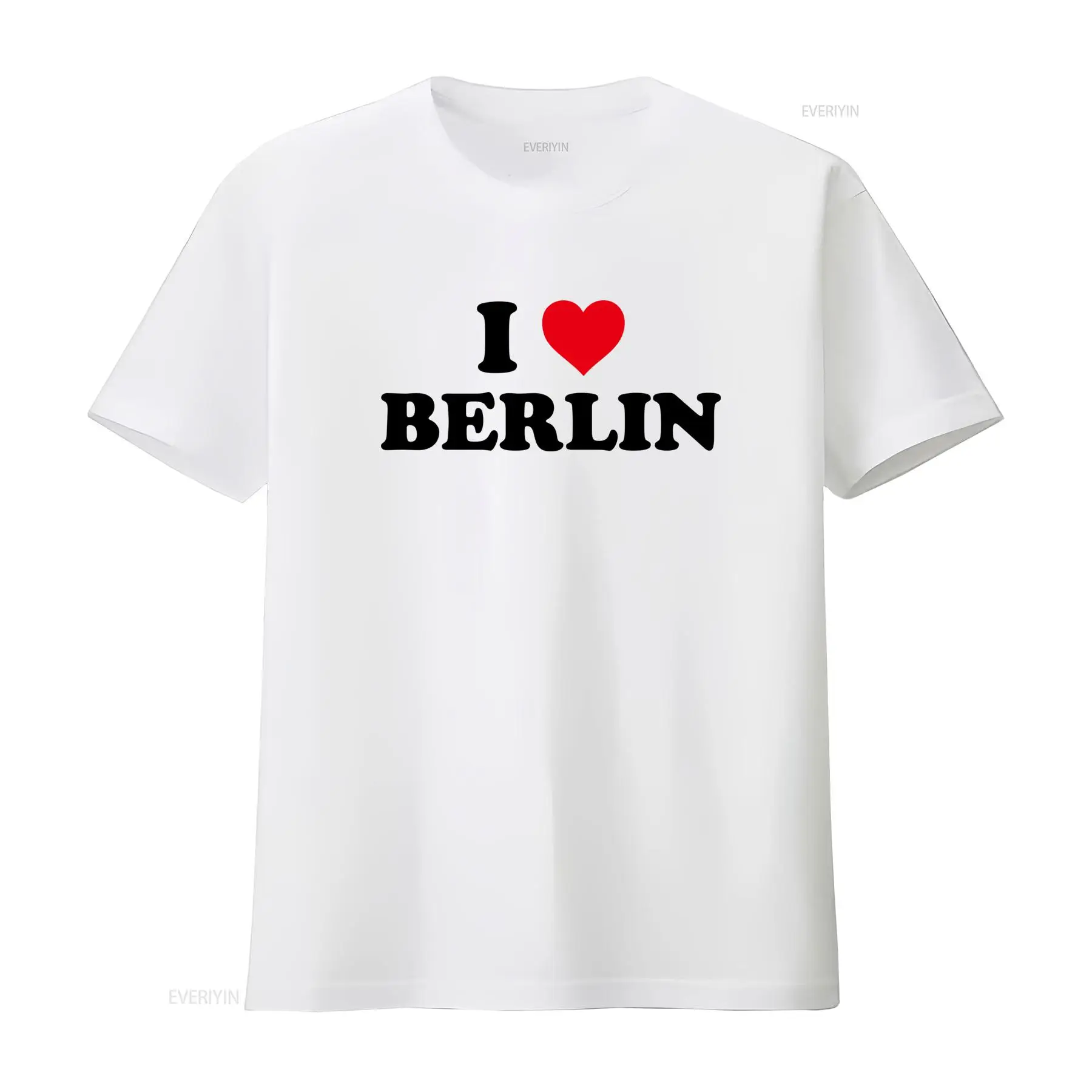 Vintage Fashion Berlin - Stijlvolle I Love Berlin T-shirt voor