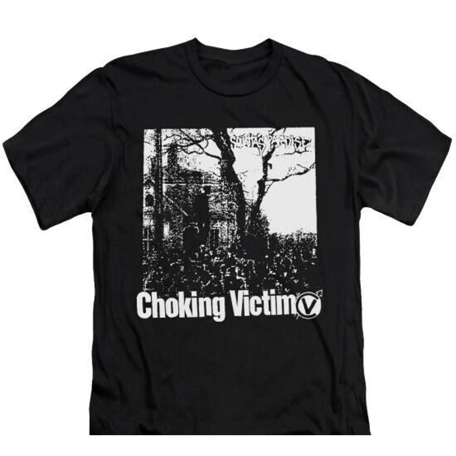Vintage Fashion Victim - Choking Victim Squattas paradise unisex zwart