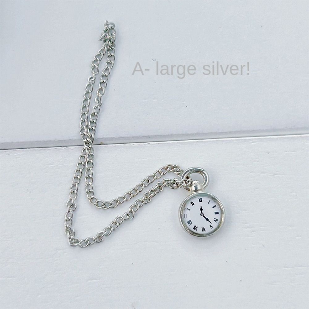 Vintage Fashion Dolls - Kettinghorloge Poppenhuis Simulatie Zakhorloge Ob11 Accessoires
