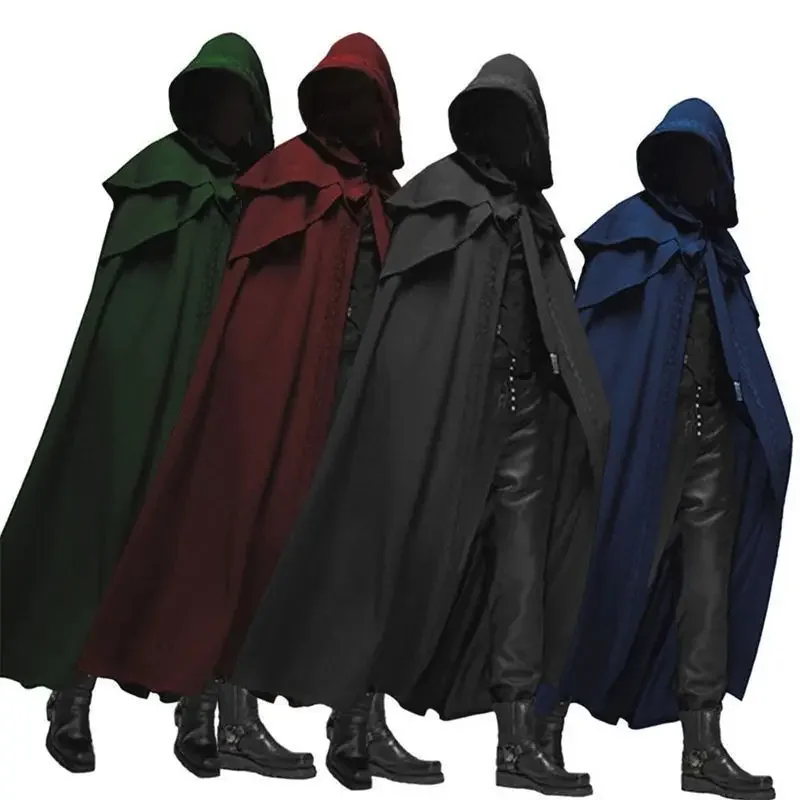 Vintage Trench Coat - Heren Monnik Cosplay Outfit Middeleeuws Vintage