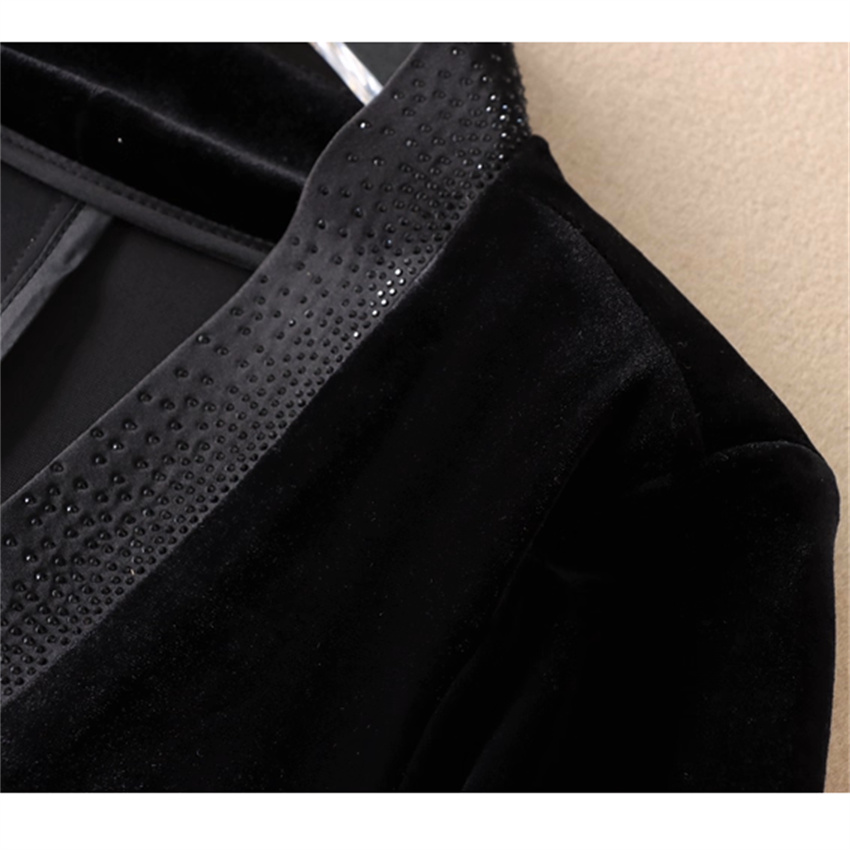 Herfst Winter Big Size Vintage - Velvet Blazer Vintage recensie en prijs