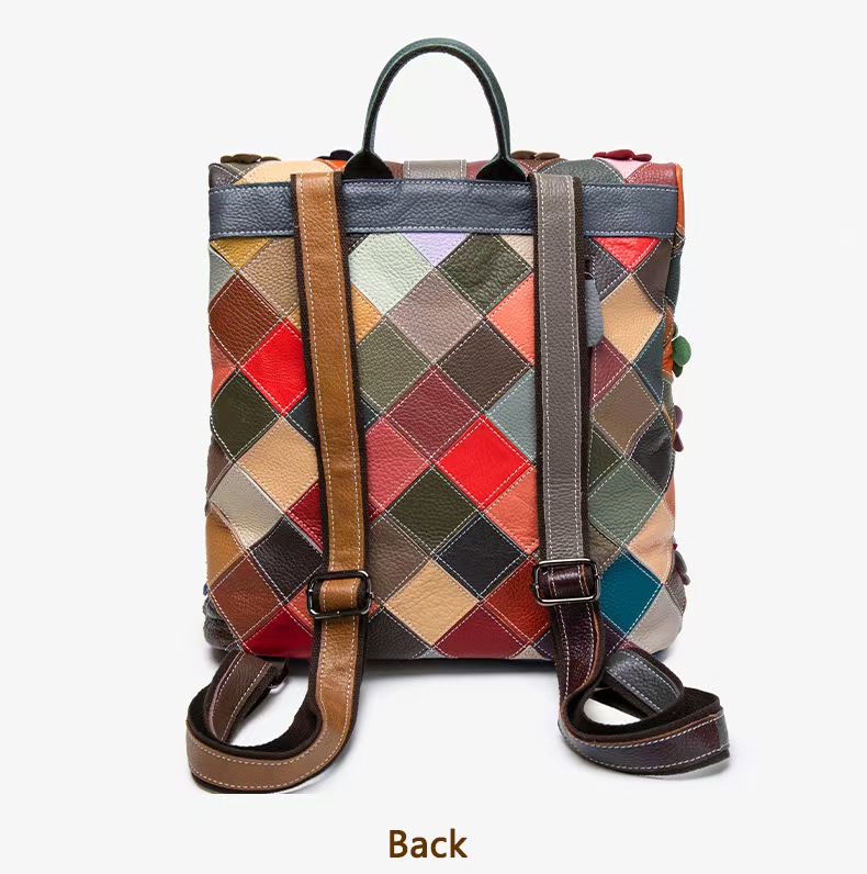 Vintage dames lederen rugzak b - Vintage Fashion Ladies recensie en prijs