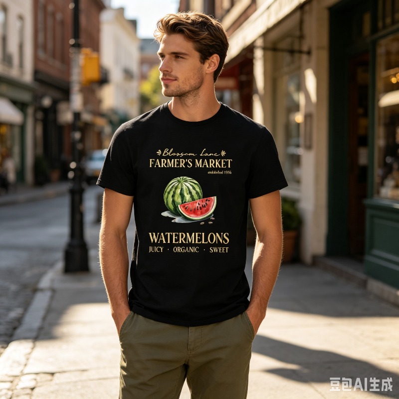 Watermelon Farmer Market T-shi - Vintage Fashion Market recensie en prijs