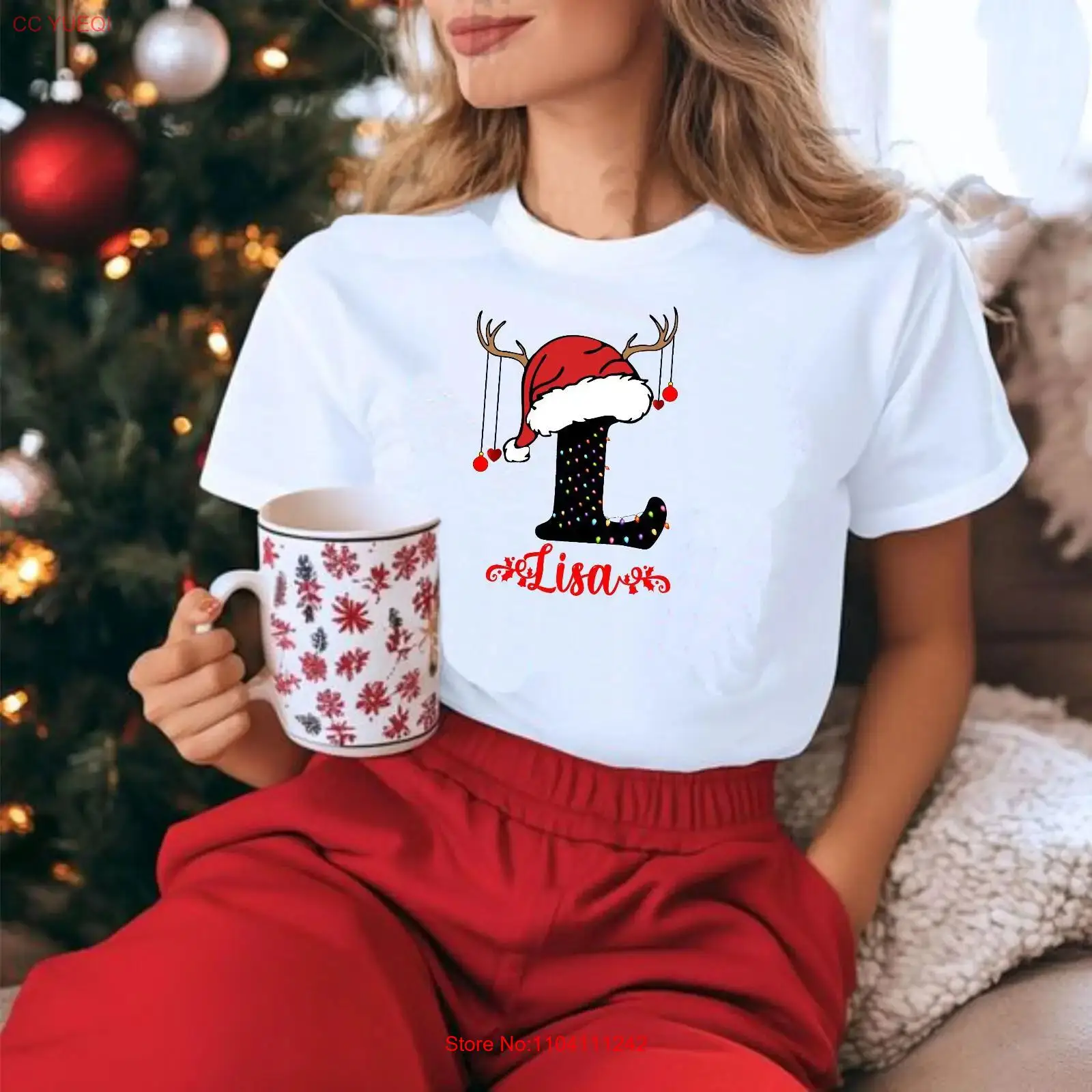 Familie Kerst Naam T-shirt Gep - Vintage Fashion Names recensie en prijs