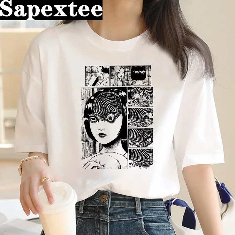 Junji Ito T-shirt Vrouwen Hara - Tie Dye Shirt Vintage recensie en prijs
