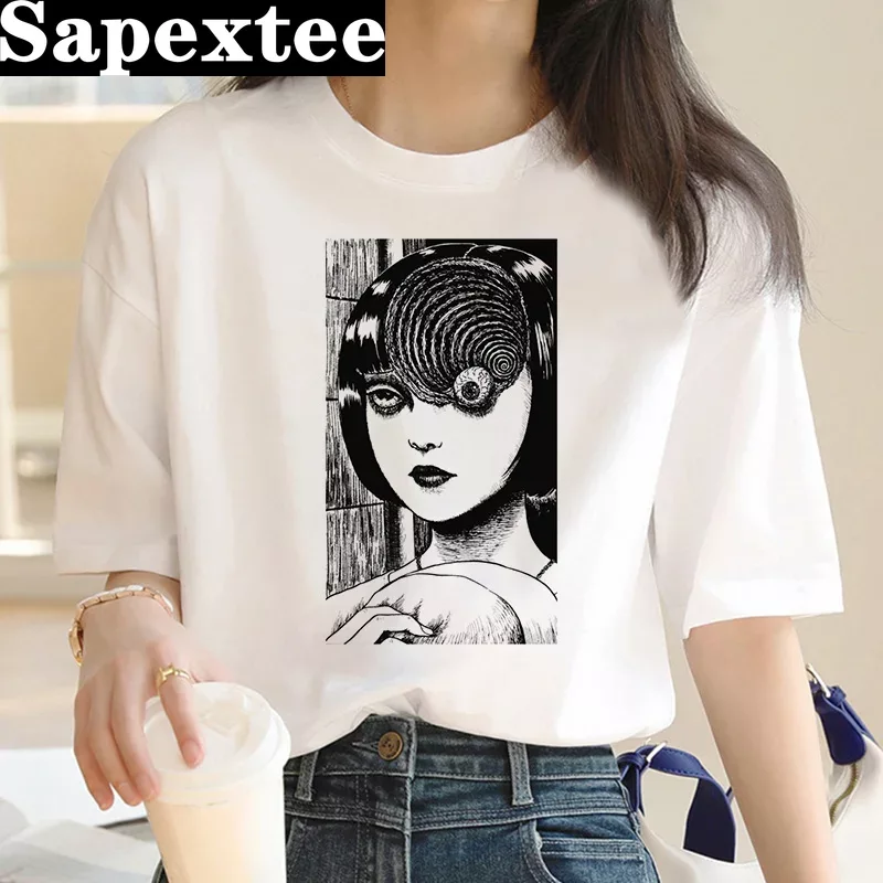 Junji Ito T-shirt Vrouwen Hara - Tie Dye Shirt Vintage recensie en prijs