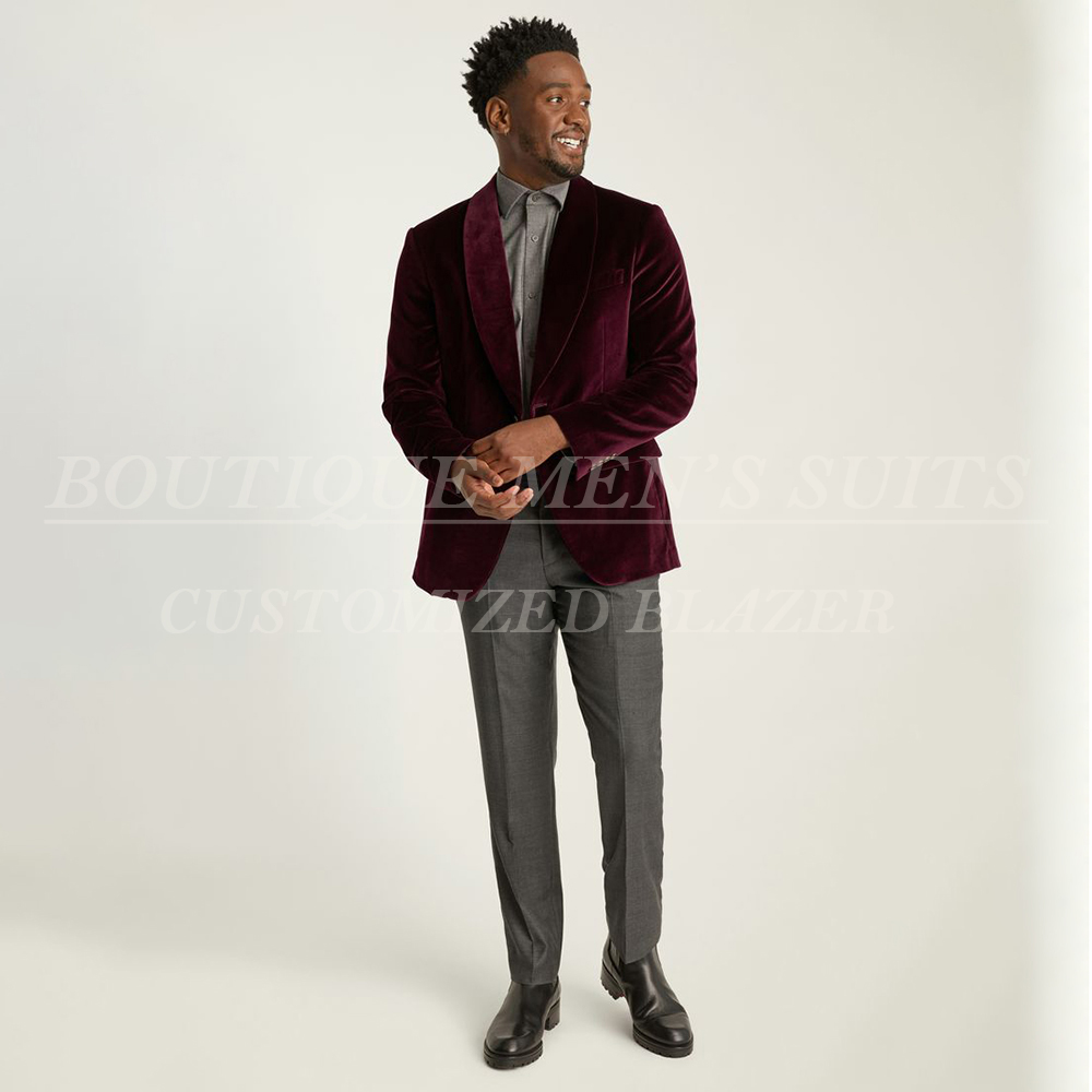 Vintage Herenpakken Dagelijks  - Velvet Blazer Vintage recensie en prijs