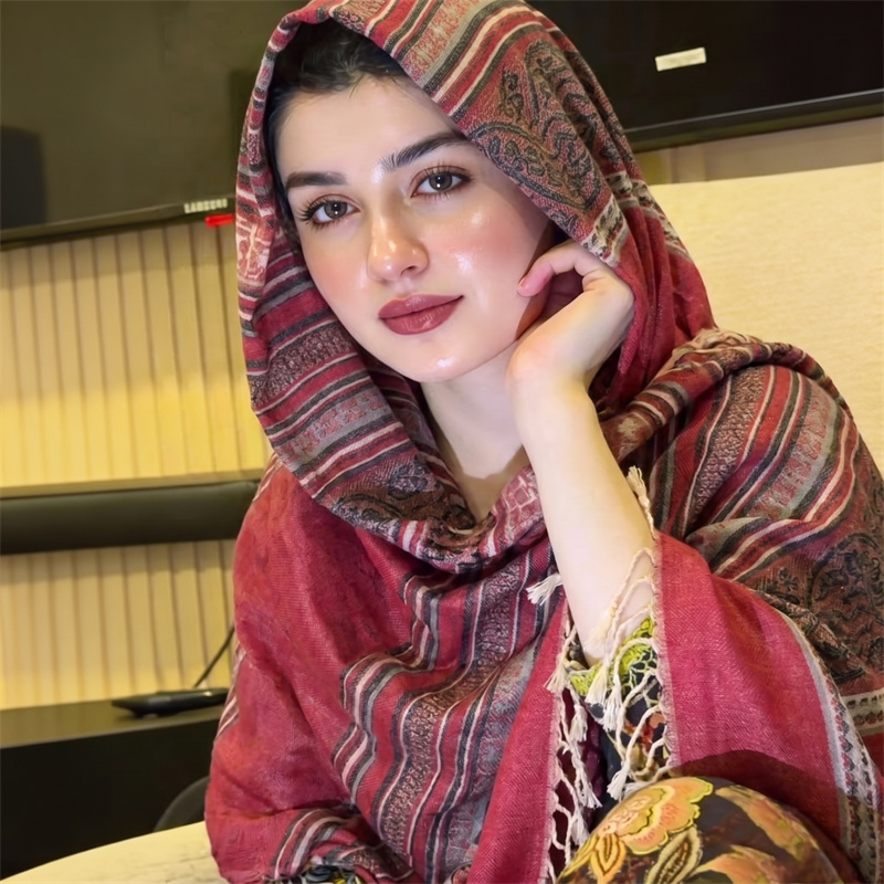 Vintage Paisley Print Hijab Mo - Vintage Fashion Ladies recensie en prijs