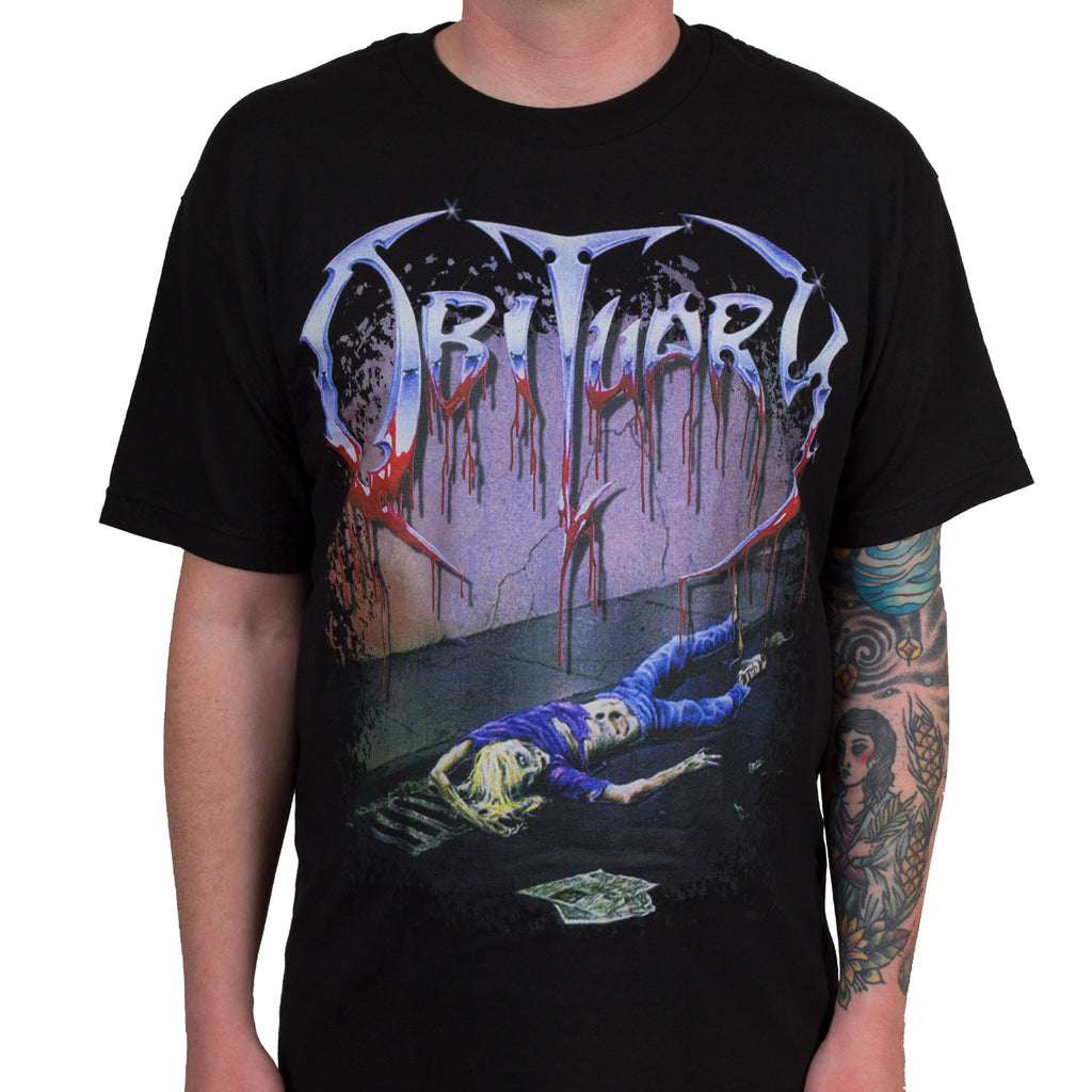 Fit Obituary Band Grafisch Kat - Vintage Fashion Obituaries recensie en prijs