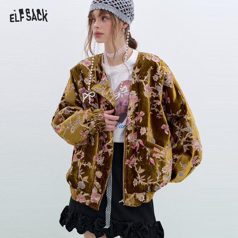 ELFSACK goudkleurig fluwelen j - Velvet Blazer Vintage recensie en prijs