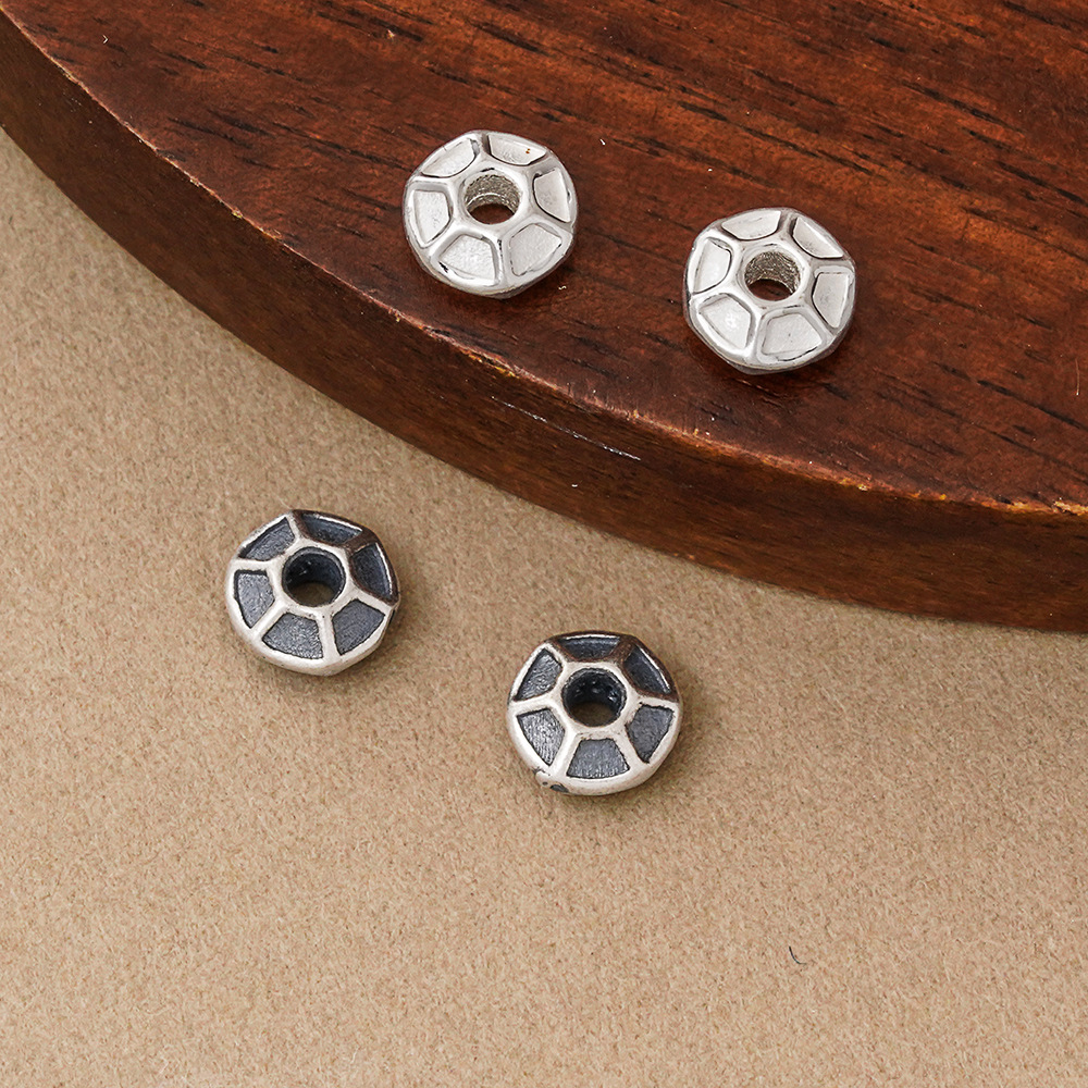 925 zilveren kralen, hexagonal - Vintage Fashion La recensie en prijs