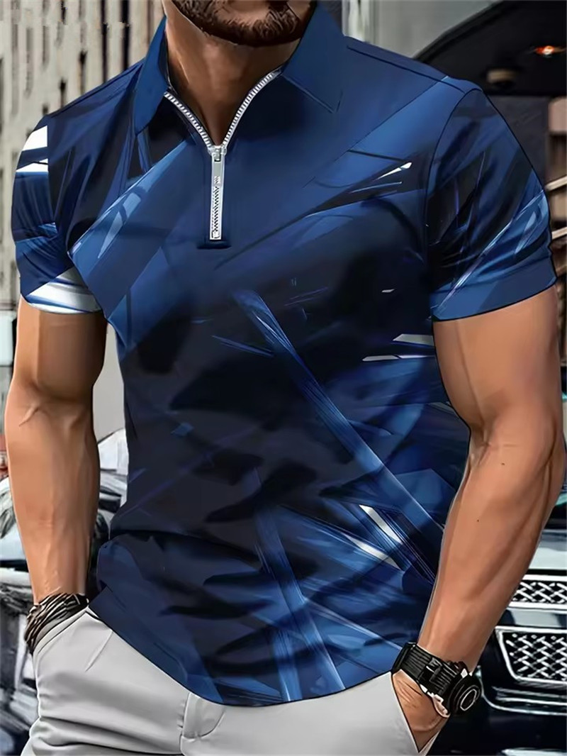 Mode Tie-dye Heren Ritsen Polo - Tie Dye Shirt Vintage recensie en prijs