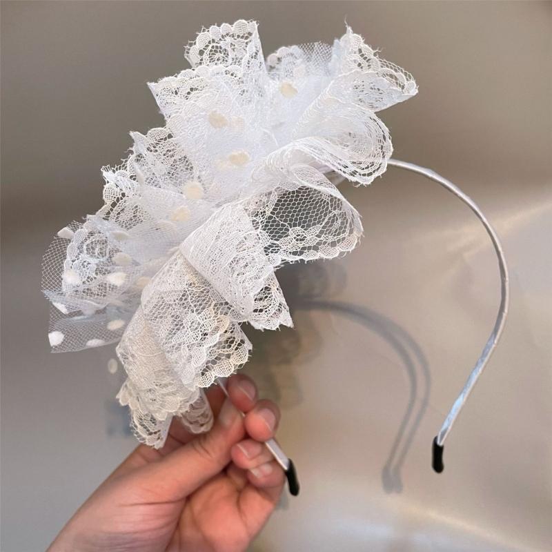 A52E Lace Flower Hair Hoop For - Vintage Fashion Events recensie en prijs