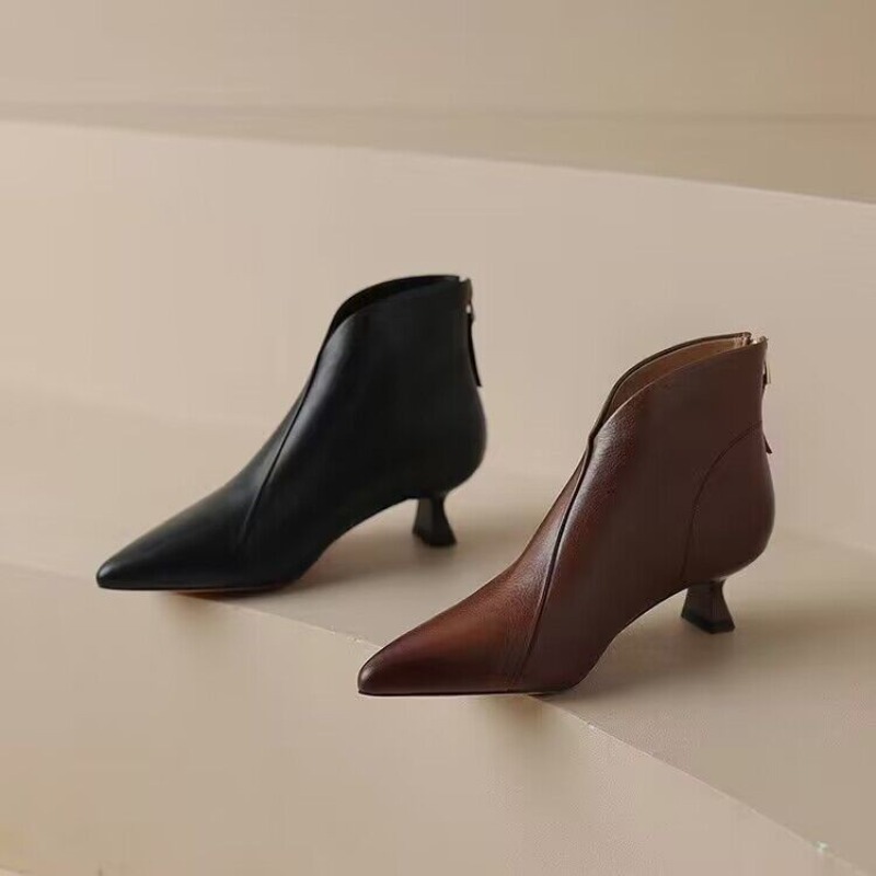 Herfst Winter Puntschoen Vrouw - Vintage Fashion Ladies recensie en prijs