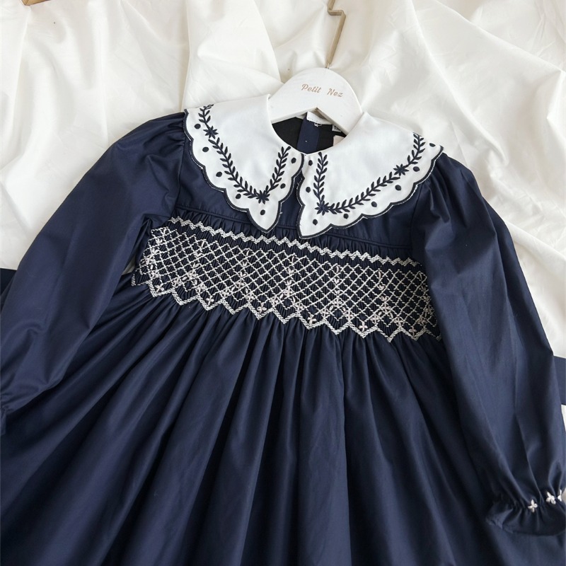 Vintage donkerblauwe handgebor - Vintage Fashion La recensie en prijs