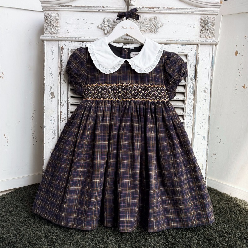 Vintage donkerblauwe handgebor - Vintage Fashion La recensie en prijs