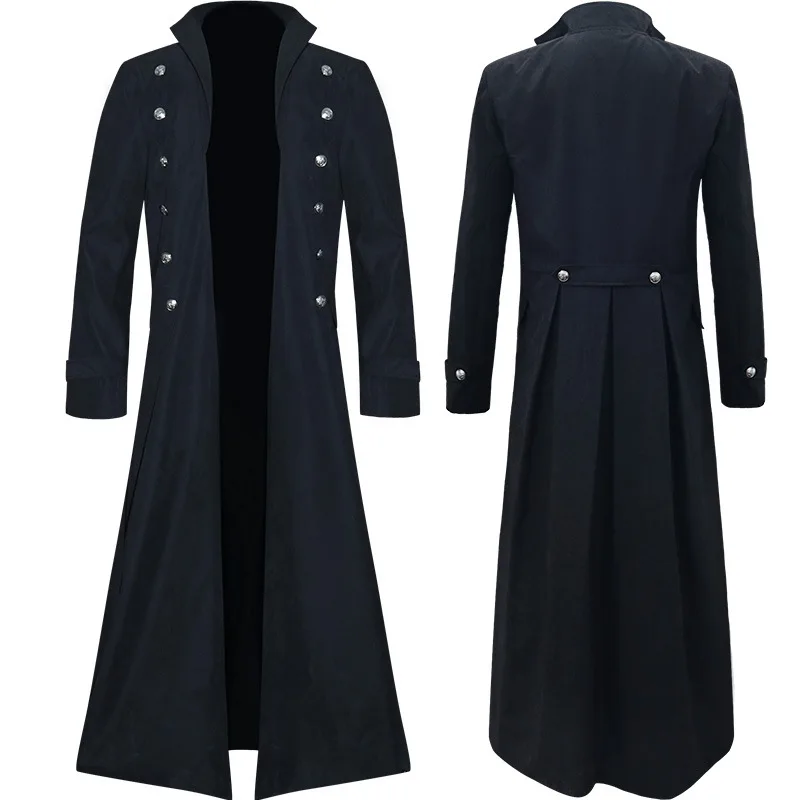 Middeleeuwse mannen Britse sti - Vintage Trench Coat recensie en prijs