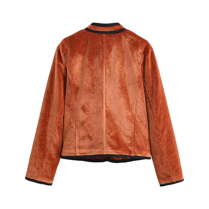 Opstaande kraag, contrasterend - Velvet Blazer Vintage recensie en prijs