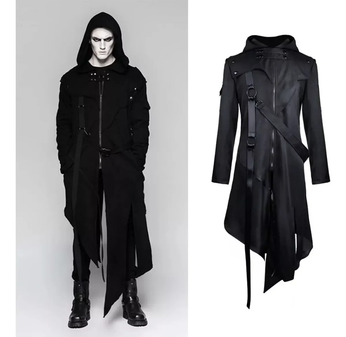 Steampunk trenchcoat, gotische - Vintage Trench Coat recensie en prijs