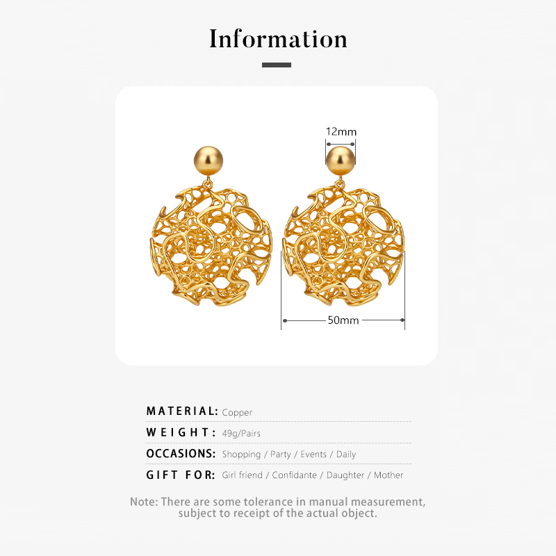 Ivog Ronde Vintage Oorbellen V - Vintage Fashion Websites recensie en prijs