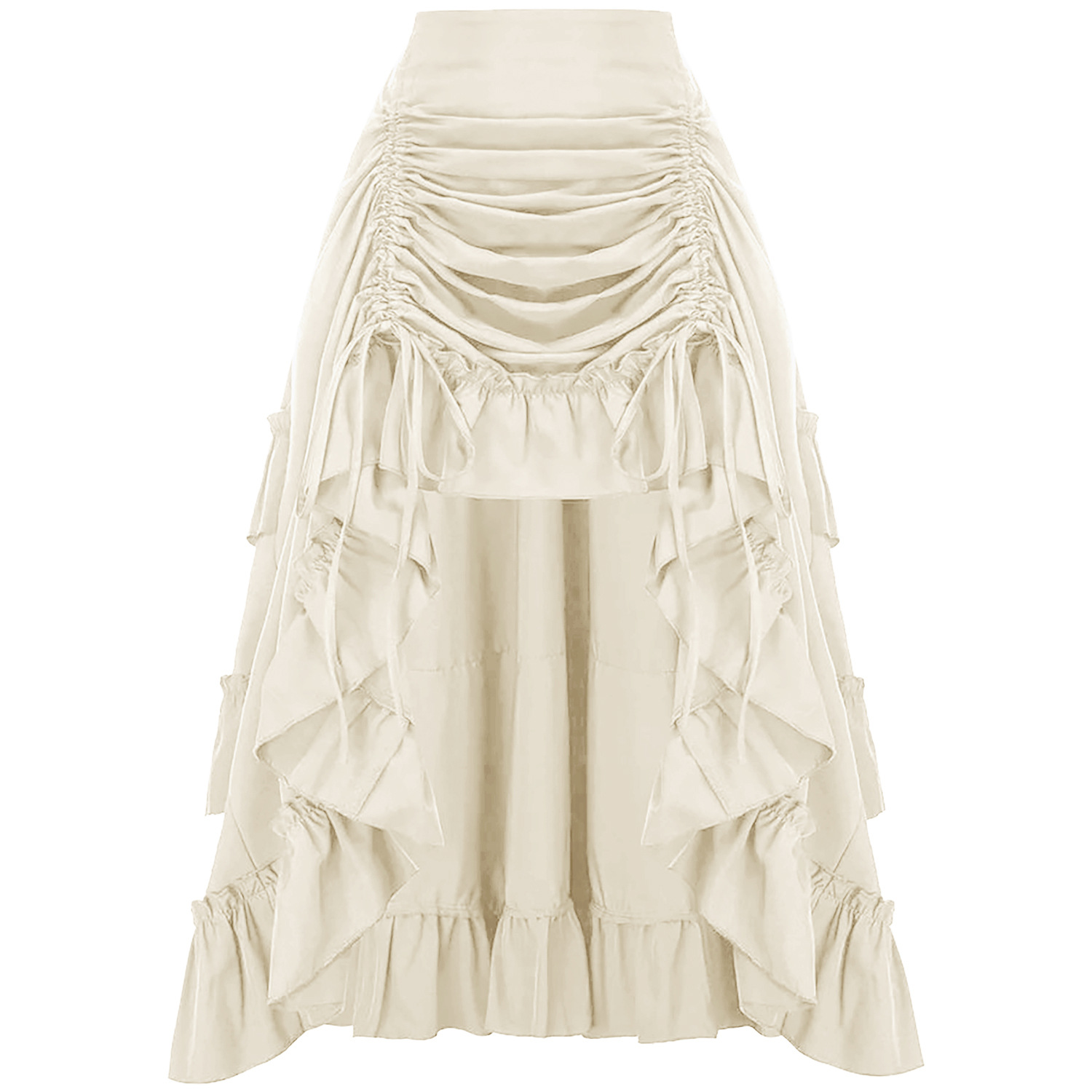 Gegolfde hoog getailleerde lan - Vintage Fashion Fabrics recensie en prijs