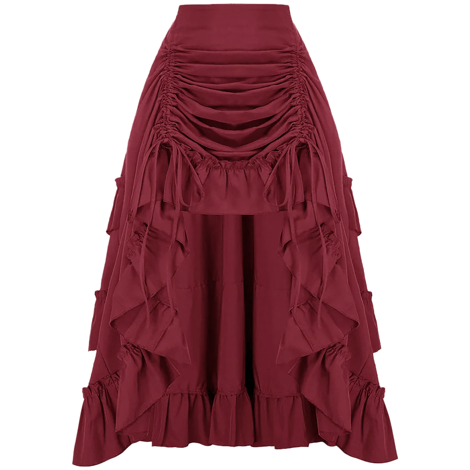 Gegolfde hoog getailleerde lan - Vintage Fashion Fabrics recensie en prijs