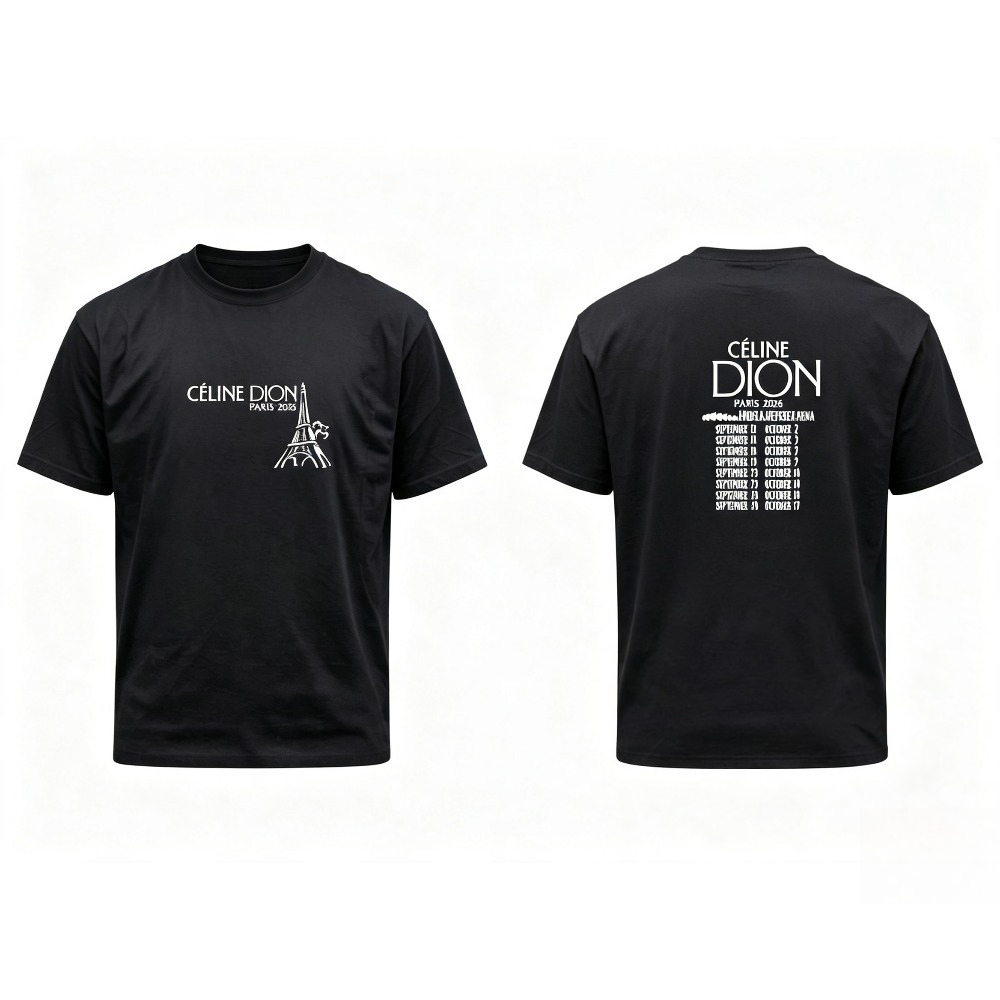 Celine Dion Paris 2026 Tour T- - Vintage Fashion Paris recensie en prijs