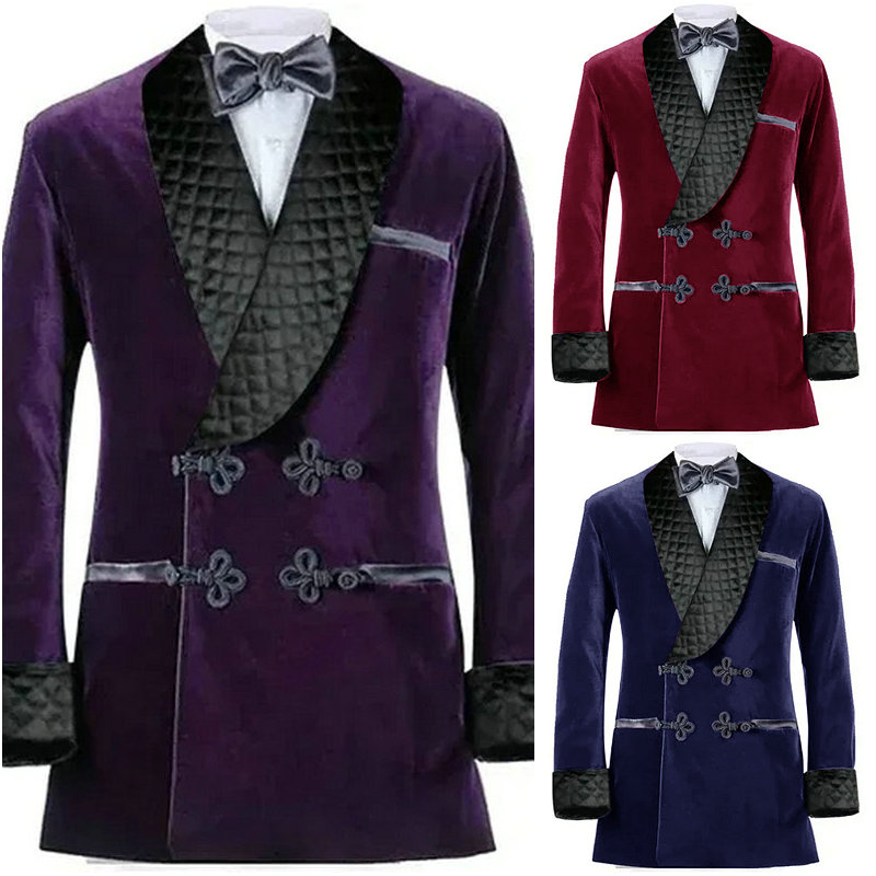 Double Breasted Paars Fluwelen - Velvet Blazer Vintage recensie en prijs