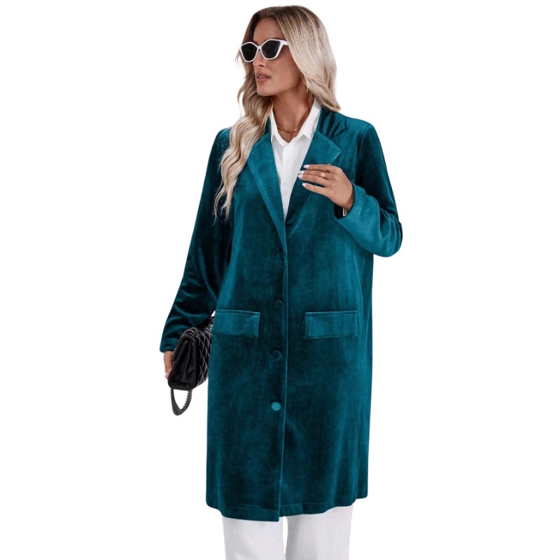Luxe vintage fluwelen trenchco - Velvet Blazer Vintage recensie en prijs
