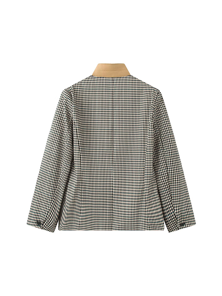 TFMLN Dames Vintage Geruite Bl - Vintage Trench Coat recensie en prijs