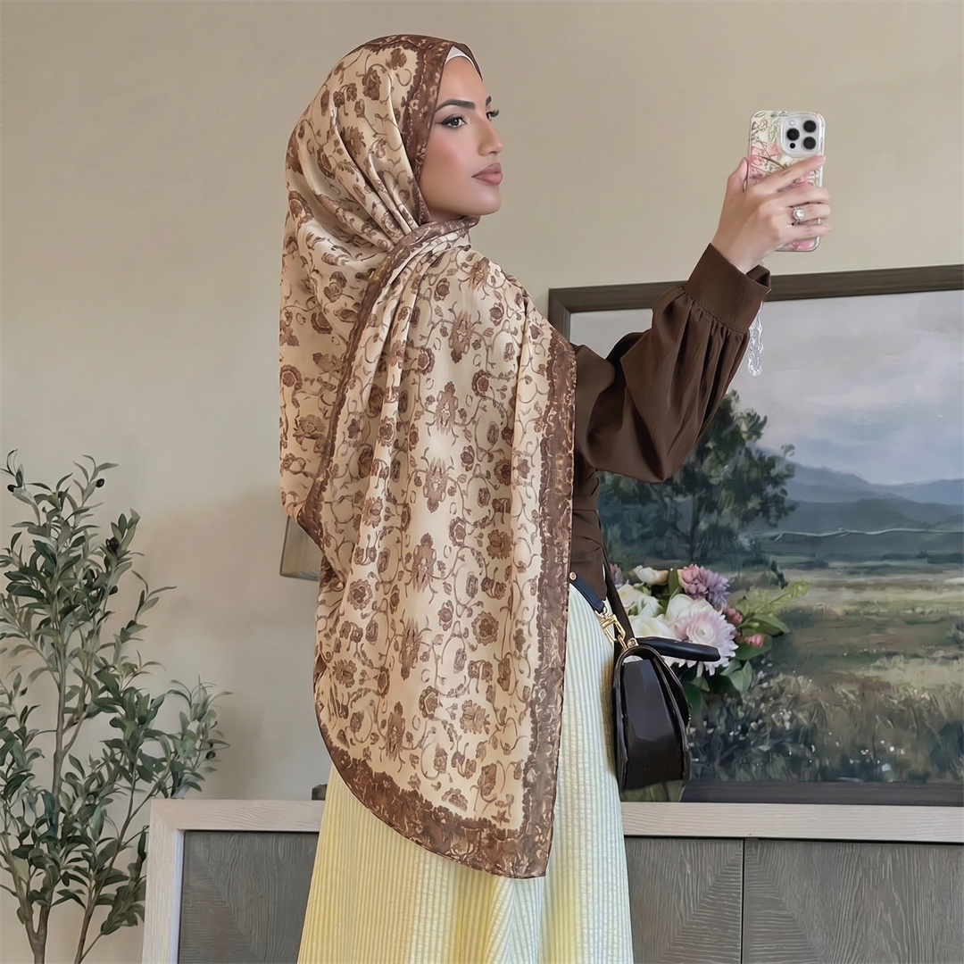 Vintage bloemenprint hijab zac - Vintage Fashion Ladies recensie en prijs