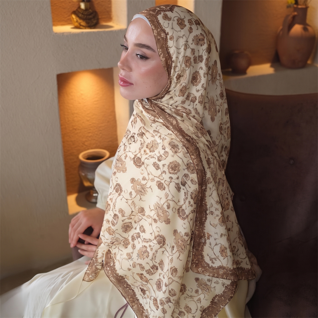 Vintage bloemenprint hijab zac - Vintage Fashion Ladies recensie en prijs